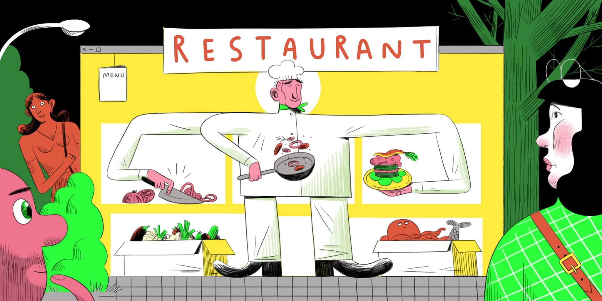 een klein bedrijf
